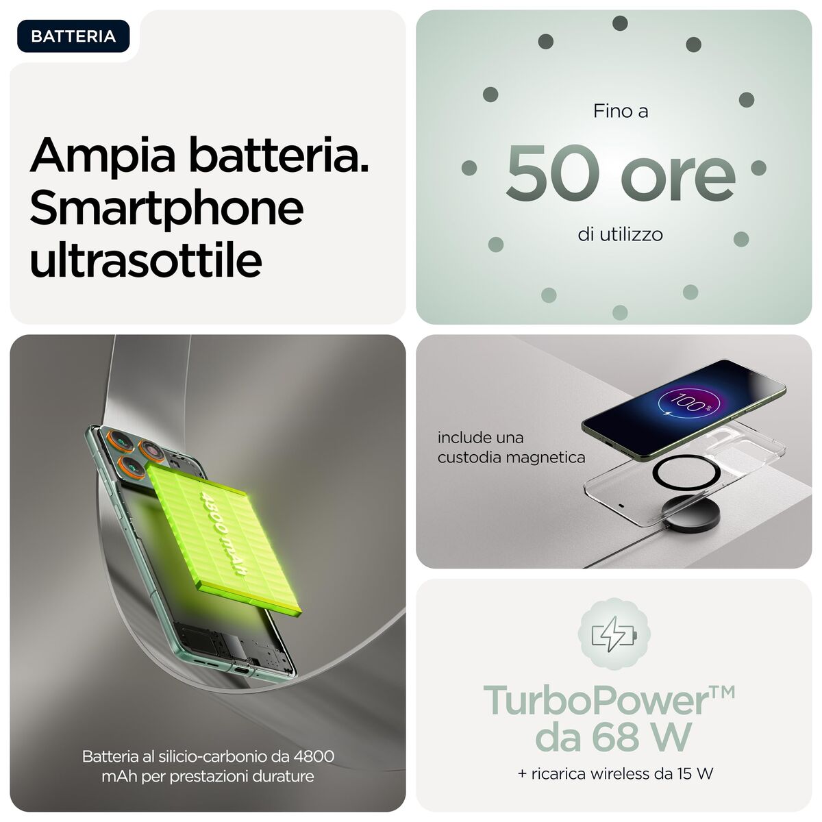 Smartphone Motorola Edge 70 5G 6,67" Octa Core 12 GB RAM 512 GB Green