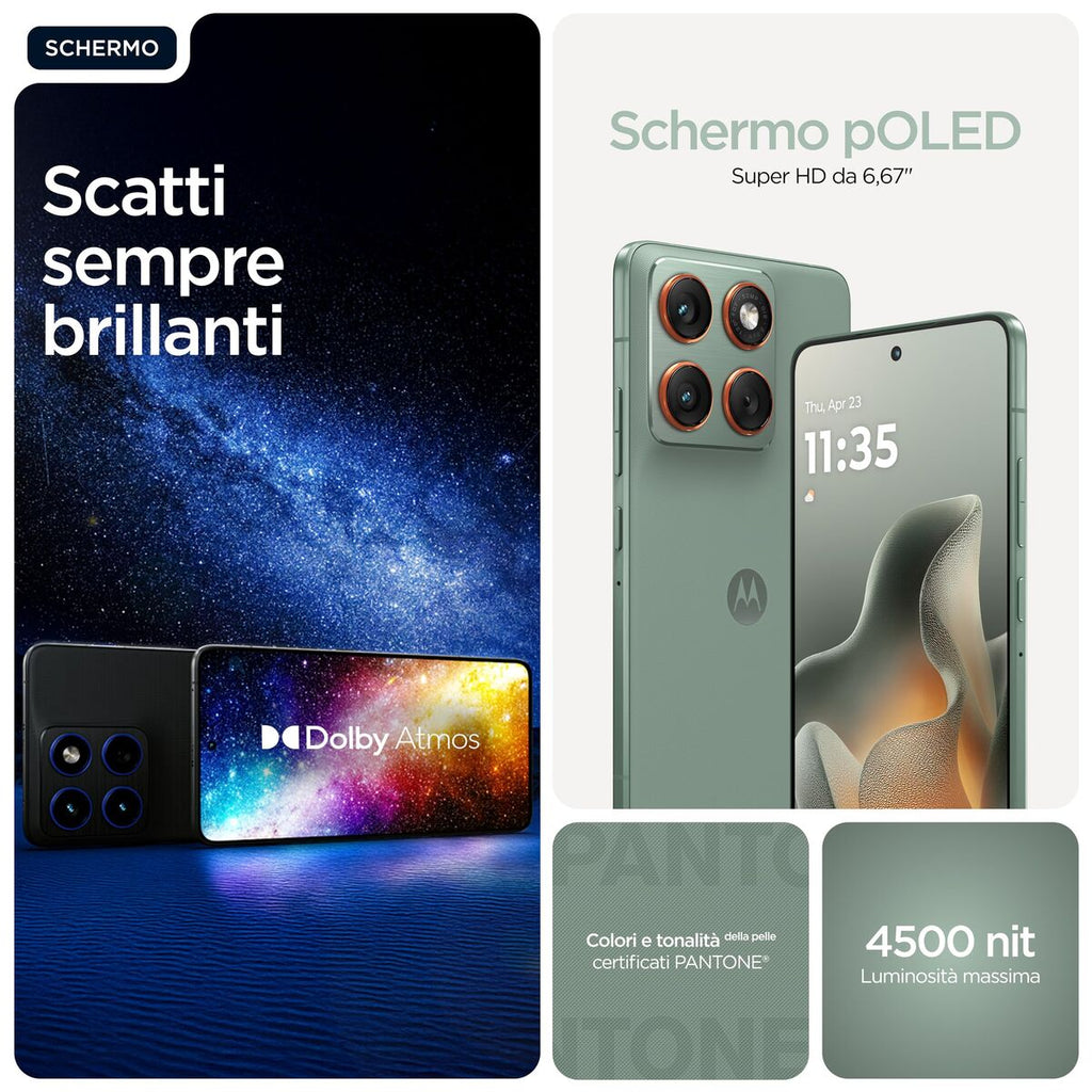 Smartphone Motorola Edge 70 5G 6,67" Octa Core 12 GB RAM 512 GB Green