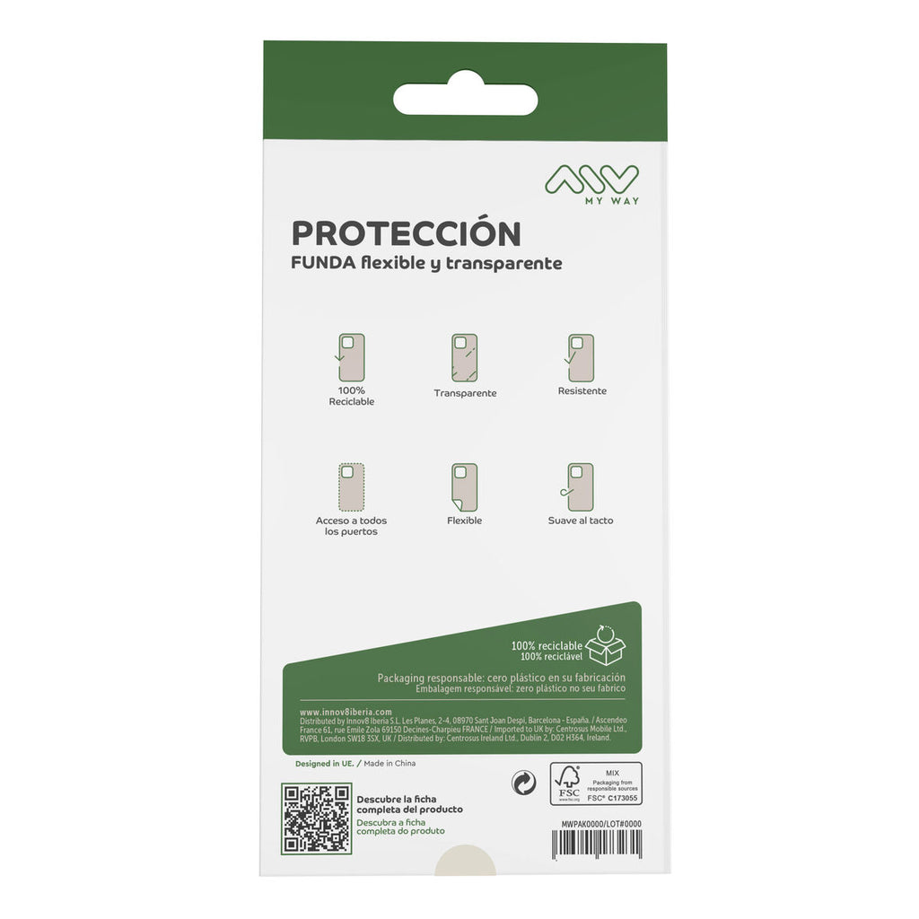 Mobile cover Myway Galaxy A56/A36 5G Transparent