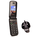 Returned Resale - TTfone Black TT140 with Mains Charger and No Sim Card